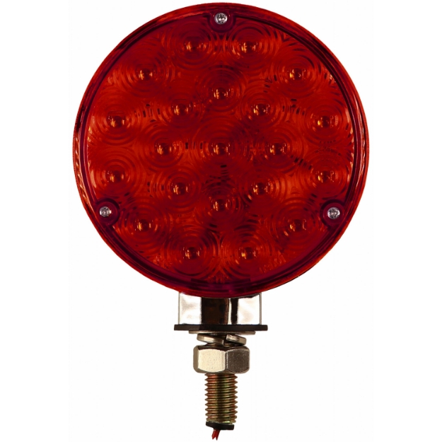 Picture of Red & Amber Double Sided Fender & Cab LED Warning Light, 1000 Lumens