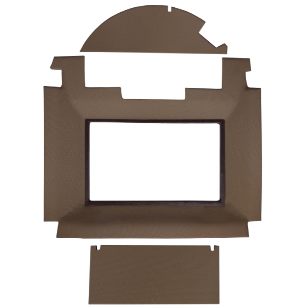 Picture of Headliner, Sailcloth Tan Vinyl w/ Formed Plastic