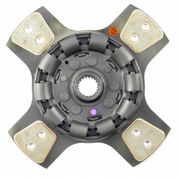 Picture of 12" Transmission Disc, 4 Pad, w/ 1-5/16" 20 Spline Hub - Reman