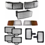 Picture of Complete LED Light Kit for Case IH MX Series Tractors w/ Vertical Mid-Body Light