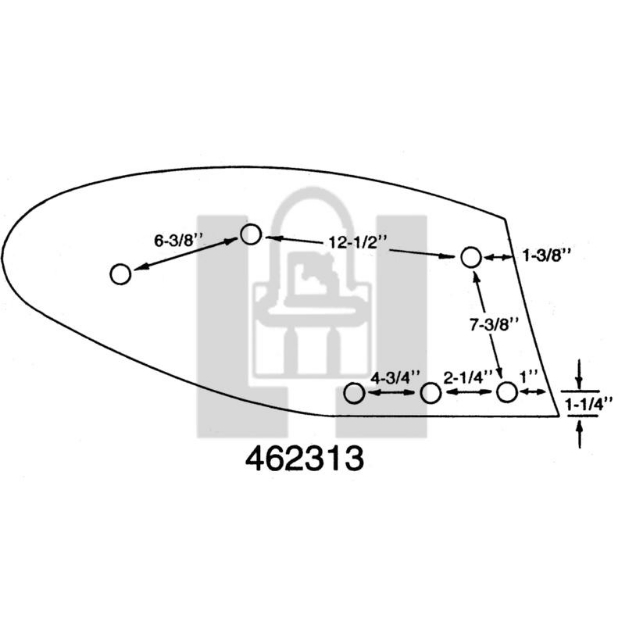 Picture of Exhaust Valve, 1.500" Head Diameter, 5.732" Length, 45 Degree
