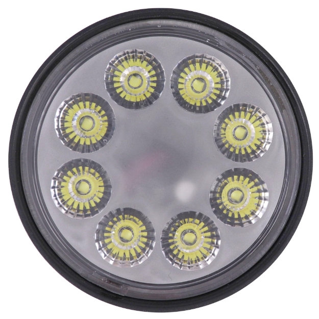Picture of 4" Round LED Flood Beam Grille Light for John Deere R Series Tractors, 3200 Lumens